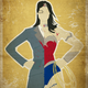 Illustration for article titled Minimalist superhero posters bisect Batgirl and Spider-Man into their alter egos